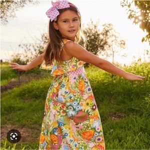 NWOT Matilda Jane Far Out Maxi Dress Brilliant Daydream Floral Girls Size 6